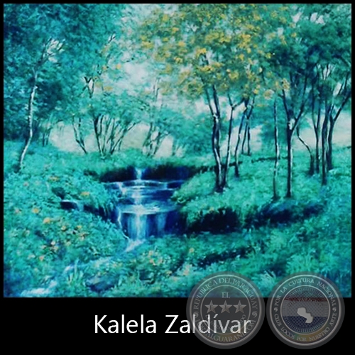 Cascada - Obra de Kalela Zaldvar
